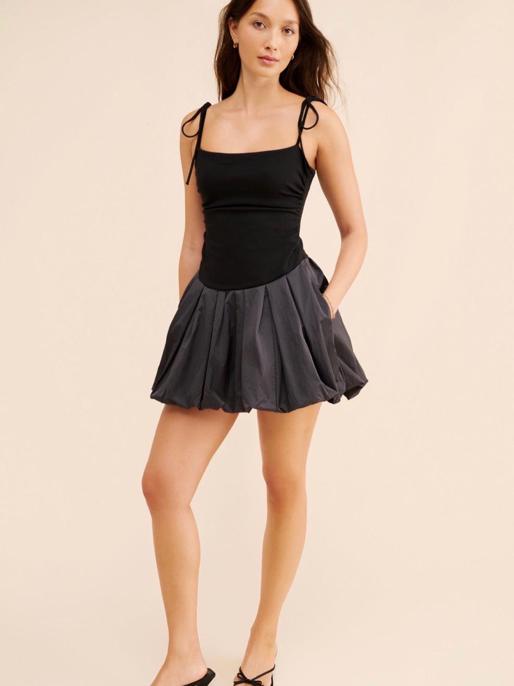 Free People Genevieve Mini Bubble Dress